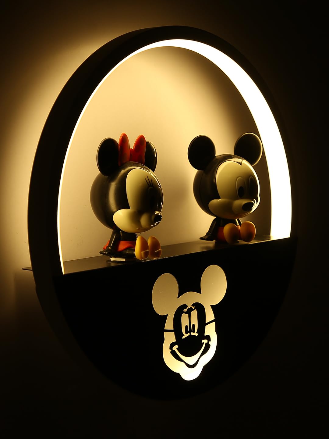 Proudome Micky Mouse and Minnie Mouse Wall Light, Decorative Kids